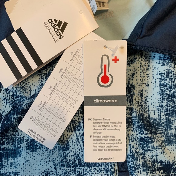 Adidas Performance Climawam 1/2 Zip Winter Athletic Top for training or running - Picture 6 of 8